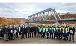 В Мурманской области запущено движение поездов по новому железнодорожному мосту через реку Кола